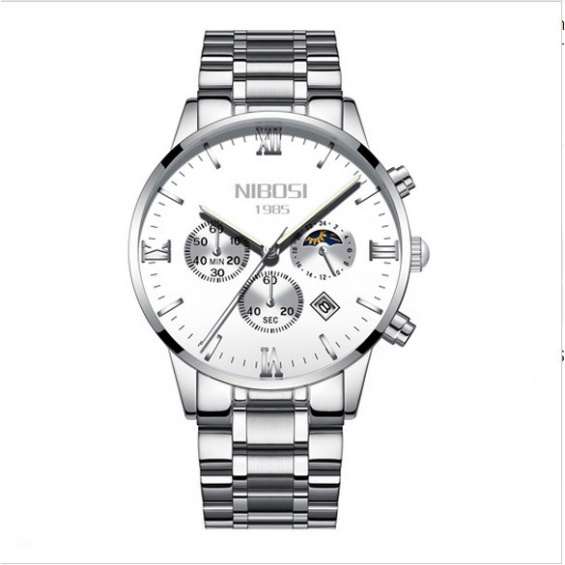 Đồng hồ nam dây thép đặc fullbox Chính Hãng Nibosi 2325 jsthemmai | BigBuy360 - bigbuy360.vn