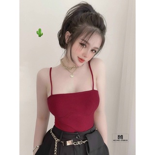 Áo hai dây kiểu (có mút) chất thun gân - Z5P