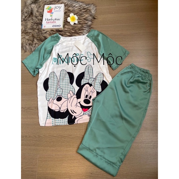 Set ngố cute lụa cao cấp Hình và Mẫu chụp là Ảnh Thật 100%