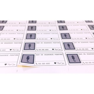 Tem Dán Tự Ghi Tên Chai Chiết Nước Hoa - In Sẵn Thông Tin Shop