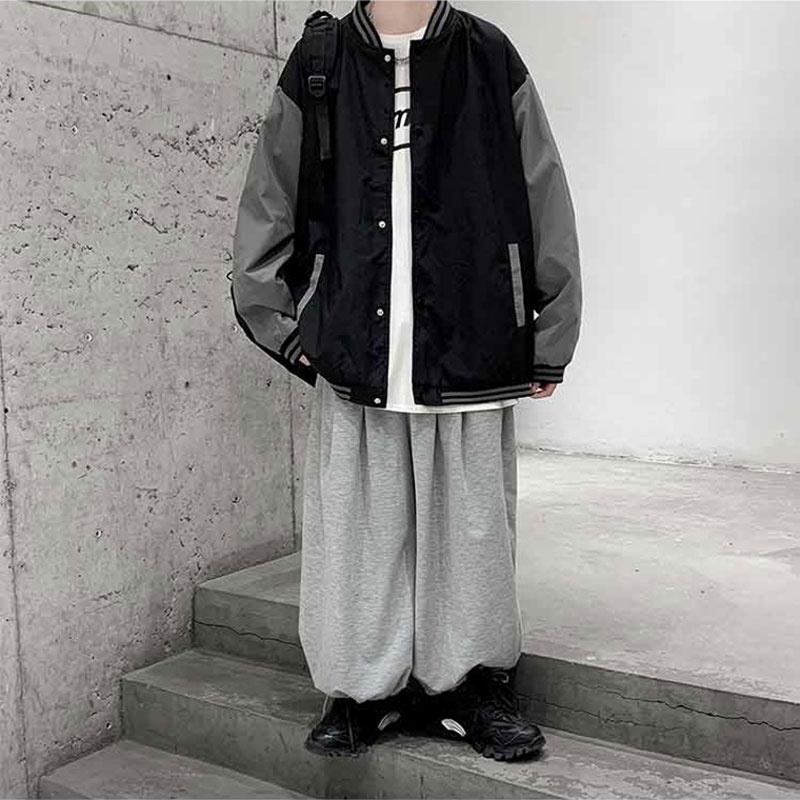 Áo Khoác Bóng Chày Form Rộng Thời Trang Cho Nam