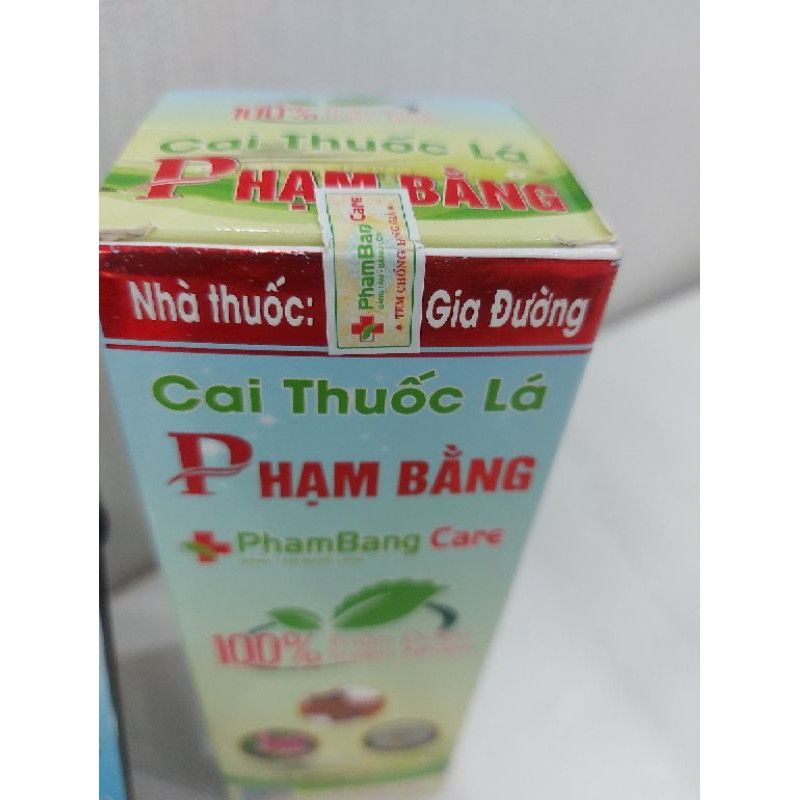 Cai thuốc lá Phạm Bằng chính hãng  [Sale xả hàng - hưởng ứng phòng chống Covid 19] Cam kết cai thành công và ko tái hút