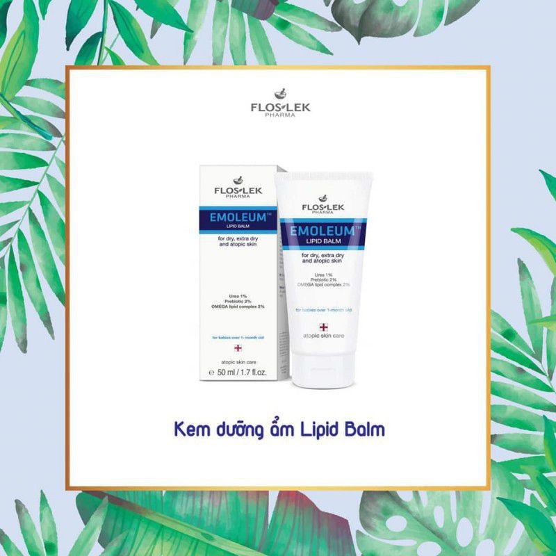 Kem dưỡng ẩm Floslek cho da khô, da viêm cơ địa Lipid Balm 50ml GIBE STORE