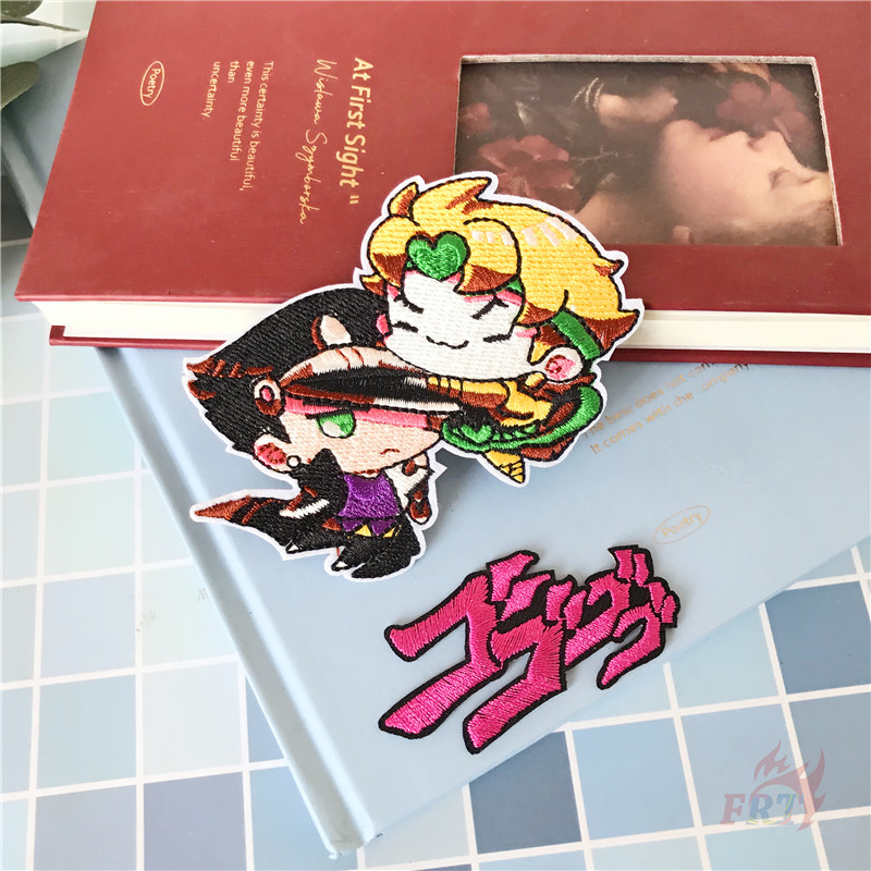 1 Sticker Ủi Thêu Hình Nhân Vật Hoạt Hình Jojo 's Bizarre Adventure Star