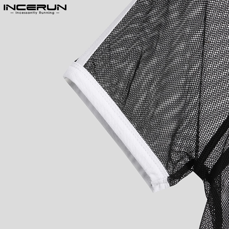 Áo thun Incerun thoáng khí thích hợp cho nam