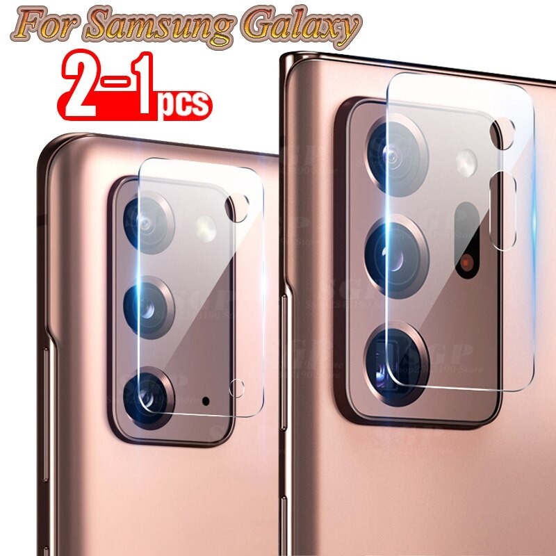 Set 2 miếng dán cường lực cho camera Samsung Galaxy Note 20 S20 Ultra S10 Note 10 Plus Lite A71 A51