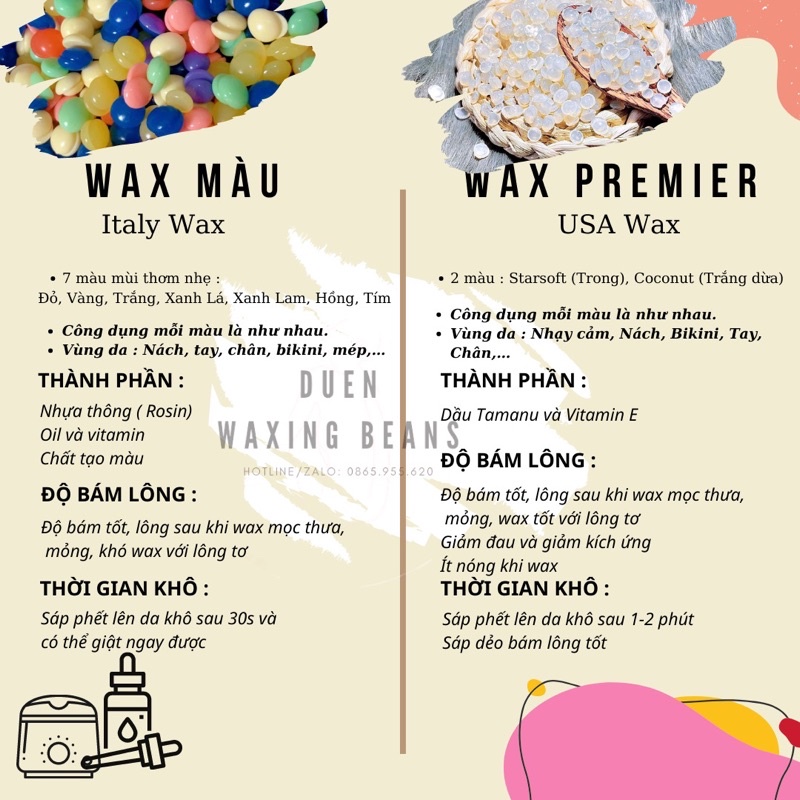 Sáp Wax Lông Nhập Khẩu Waxing Beans