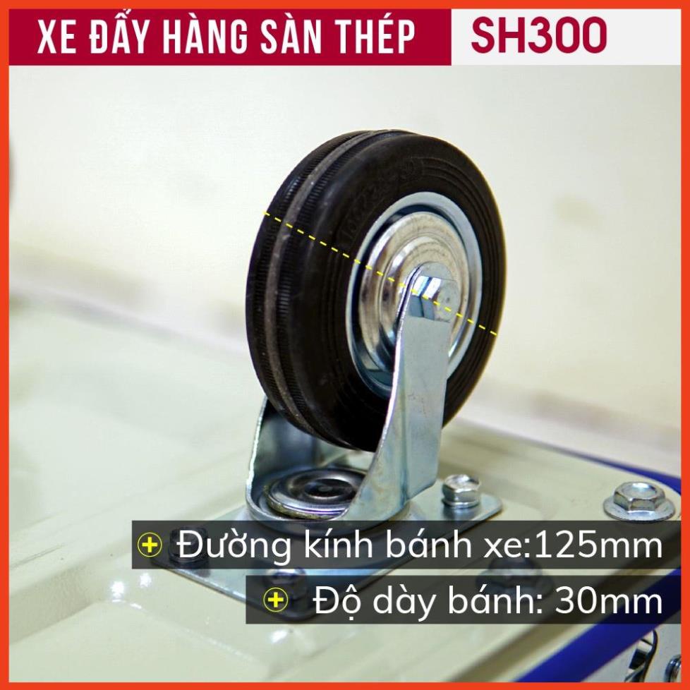 Xe đẩy hàng 4 bánh gấp gọn Fujihome | Advindeq, thương hiệu Nhật Bản, bánh cao su siêu bền, xe kéo hàng gấp gọn đa năng