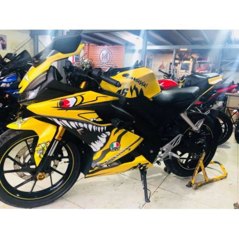 tem trùm cá R15 mẫu vàng