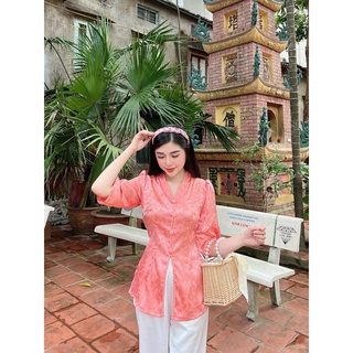 Set Bộ Bà Ba Cổ Tim