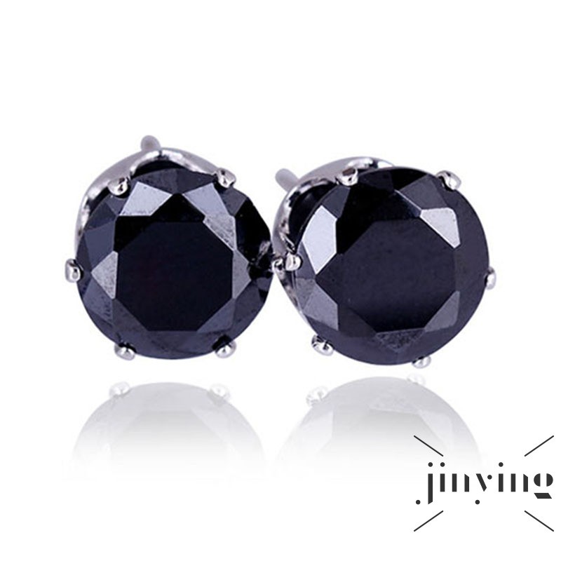 GETNOIVAS Bông tai đính đá mạ vàng 18K kiểu dáng xinh xắn kiểu dáng sang trọng