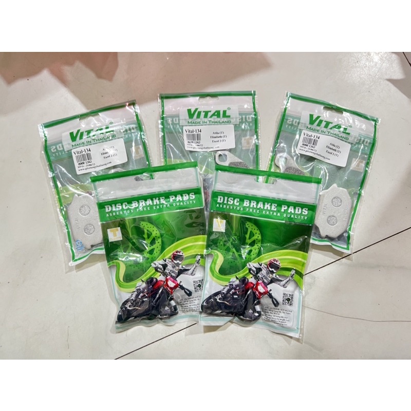 Bố thắng đĩa AIRBLADE 125 FI /AB 2011-2018 /VISION /VARIO 125 ATILA - ELIZABETH / WS110 WS110 /WINNER xe máy hiệu VITAL