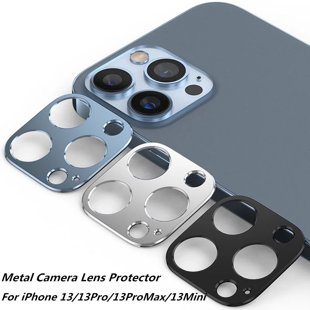 Ốp Bảo Vệ Camera Bằng Hợp Kim Titan Sang Trọng Cho iPhone 11 12 13 Pro Max 12 13 Mini 13