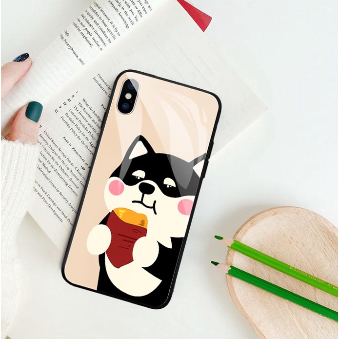Ốp lưng iphone kính cặp đôi FET ăn sáng case 14plus 14 pro max 13 12 promax 11 mini 6 6s 7 8 plus x xr xs Se