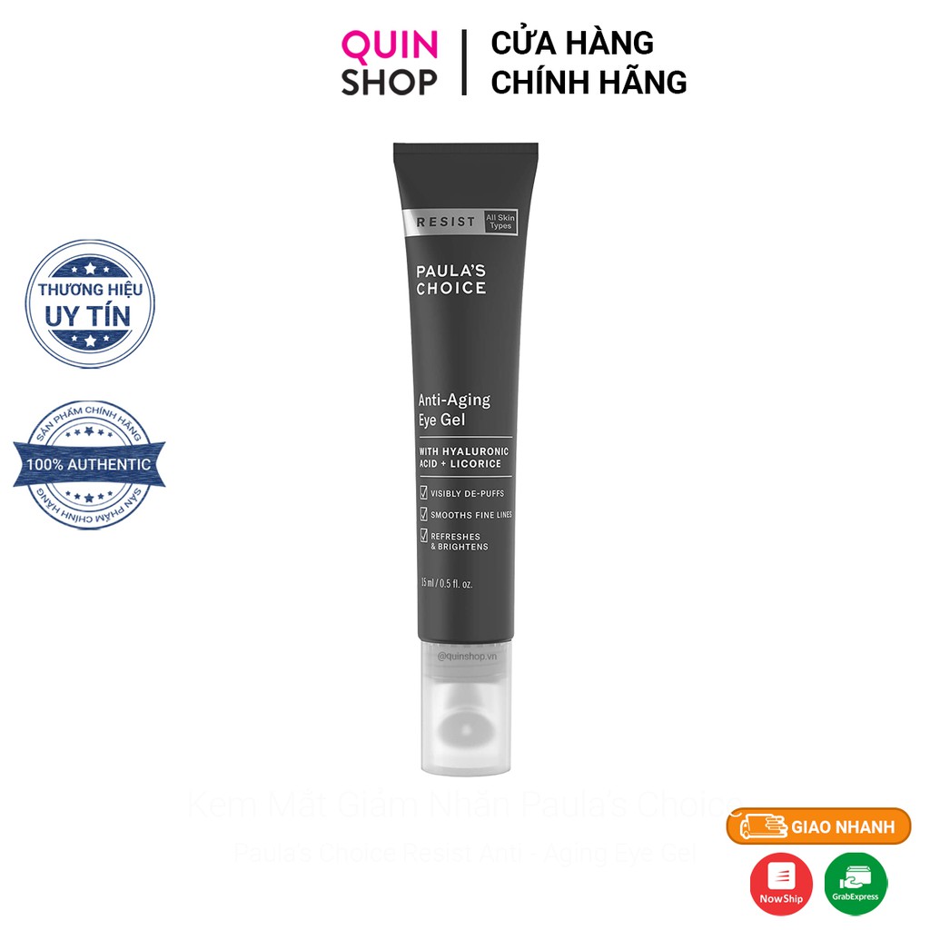 Kem Mắt Chống Lão Hóa, Giảm Nhăn Paula’s Choice Resist Anti - Aging Eye Gel