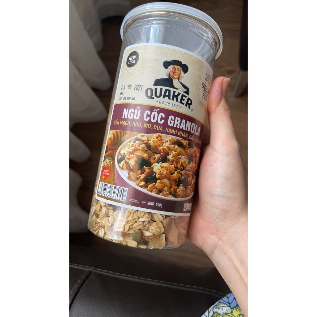 [ Ngũ Cốc Đặc Biệt ] Granola 12 Loại Hạt (Điều, Hạnh Nhân, Nho, Dừa, Mơ, Bí, Yến Mạch...) 500gr Hạt Dinh Dưỡng