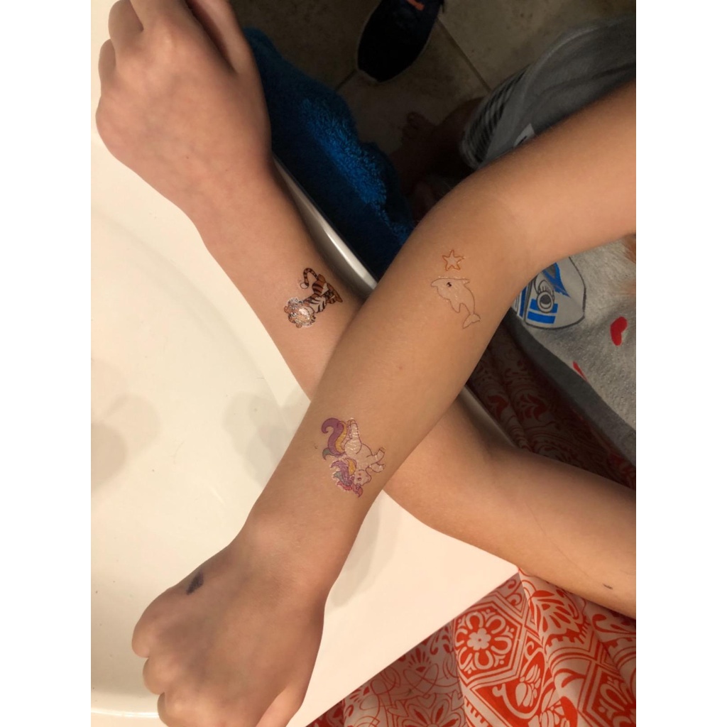 77 Hình Xăm Phát Sáng Miếng Dán Tattoo Halloween Phù Thủy Quả Bí Đỏ Kẹo Nhện Thần Chết Mèo Dơi