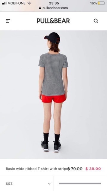 Áo thun nữ Pull & Bear