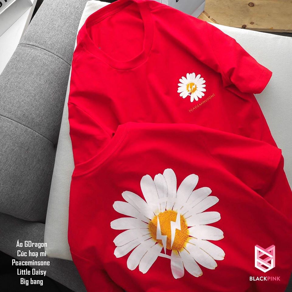 Áo Thun Cotton Nam Nữ Bông Cúc Daisy G Dragon Unisex