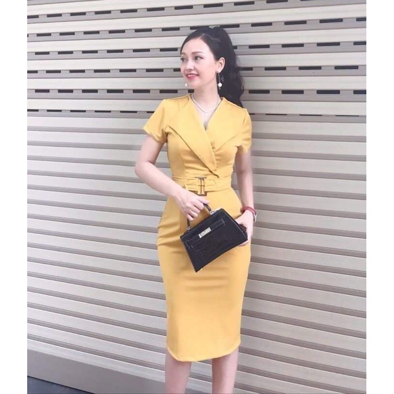 Đầm ôm công sở, dự tiệc, dạo phố Misa Fashion MS316 kèm belt - Có 5 màu | BigBuy360 - bigbuy360.vn