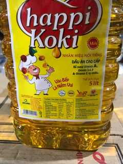 Dầu ăn happi koki 5l
