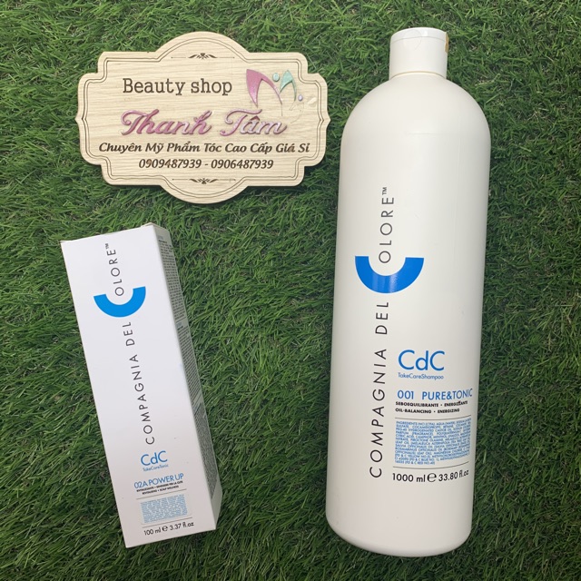 Dầu gội hạn chế gàu, ngăn rụng tóc CDC DEL COLORE 001 PURE & TONIC 1000ml