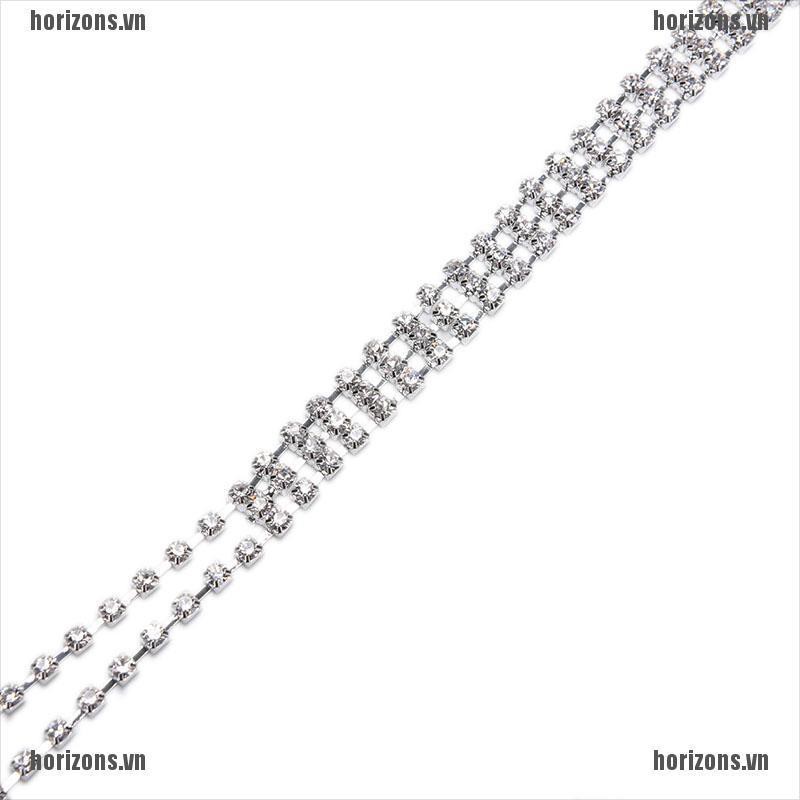 ZA 1PC Barefoot Beach Sandals Bridal Wedding Rhinestone Anklet Foot Chain Jewelry FA | BigBuy360 - bigbuy360.vn