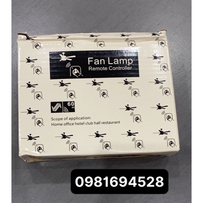 Điều khiển quạt trần đèn cao cấp có hẹn giờ điều khiển bằng sóng RF