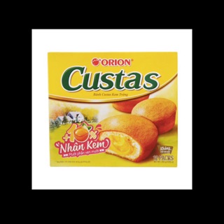 Bánh custas orion hộp 12c/6c/2c và chocopie 2 cái