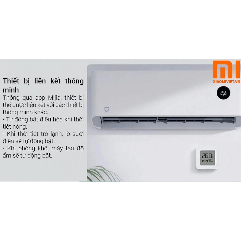 (*)GIAO HỎA TỐC NHIỆT ẨM KẾ Xiaomi Mijia Gen 2 - Tích hợp App Mi Home - Fullbox - Chính Hãng