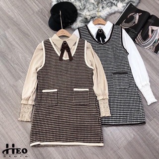SET VÁY DẠ KÈM ÁO SƠ MI