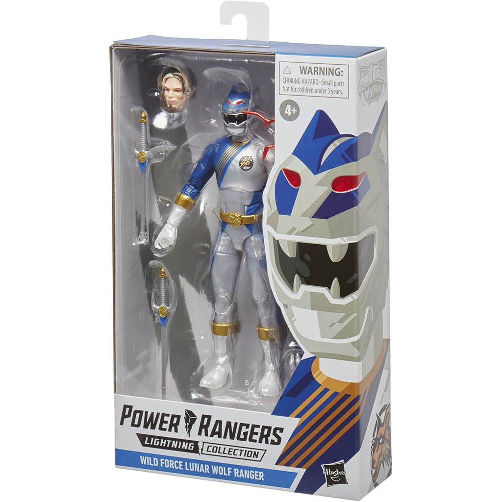Mô hình nhân vật Hasbro⚡Power Rangers Lightning Collection⚡6 inch Wild Force Lunar Wolf Ranger