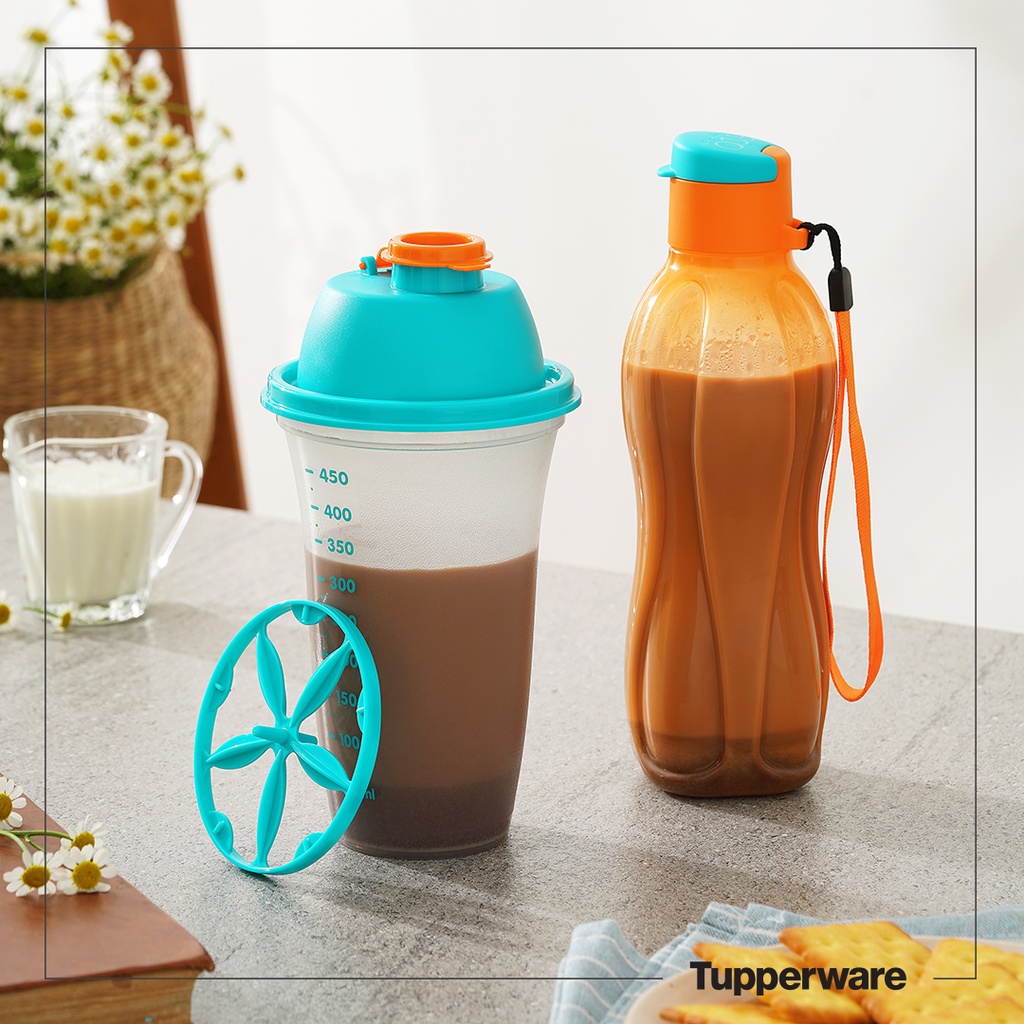 Bộ sản phẩm Tupperware Shake N Go - Bảo hành trọn đời - Nhựa nguyên sinh an toàn sức khoẻ