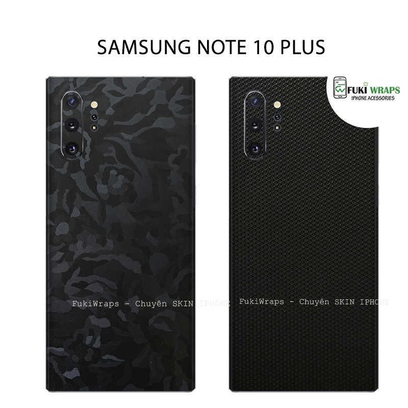 Tấm Dán Skin FULL Viền  Dành Cho Samsung Note 10 Plus - FukiShop