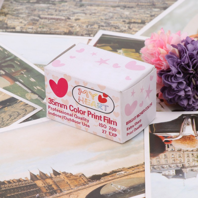 Phim ảnh 35mm họa tiết dễ thương chuyên dụng cho máy ảnh Lomo Holga
