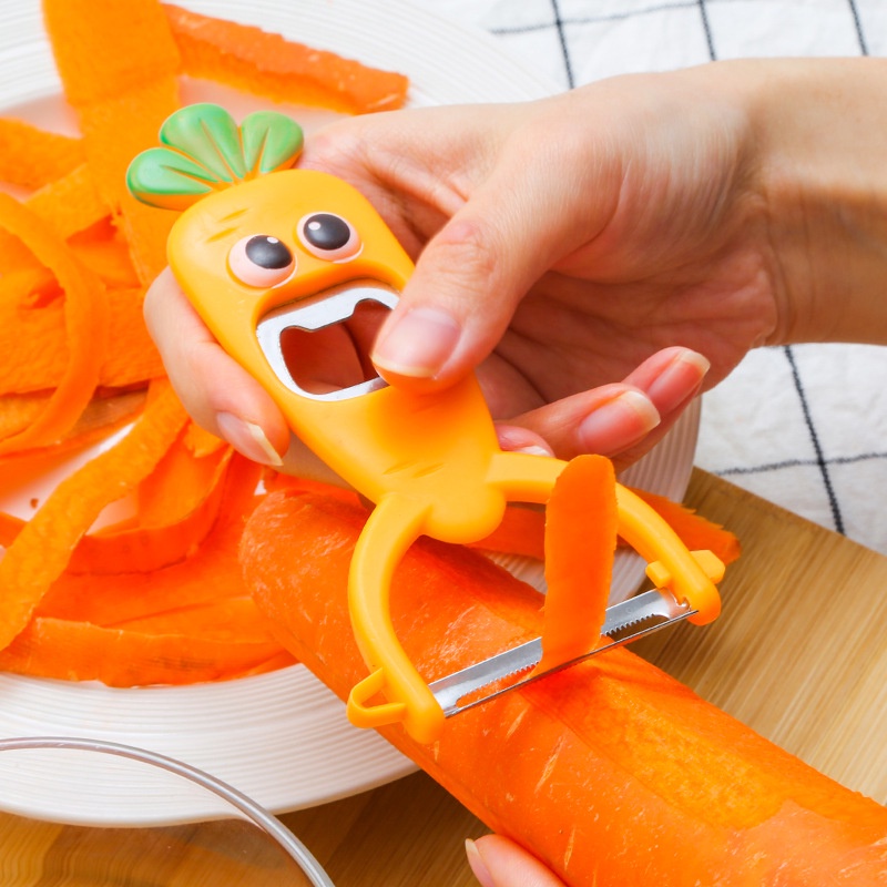 Dụng cụ cạo vỏ rau củ quả khoai tây đa năng sử dụng ở nhà có thể mở nút bần