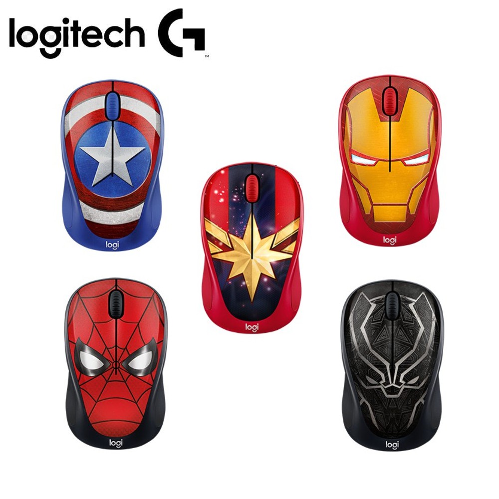 Chuột không dây Logitech M238 Marvel Collection - Hàng chính hãng new 100%