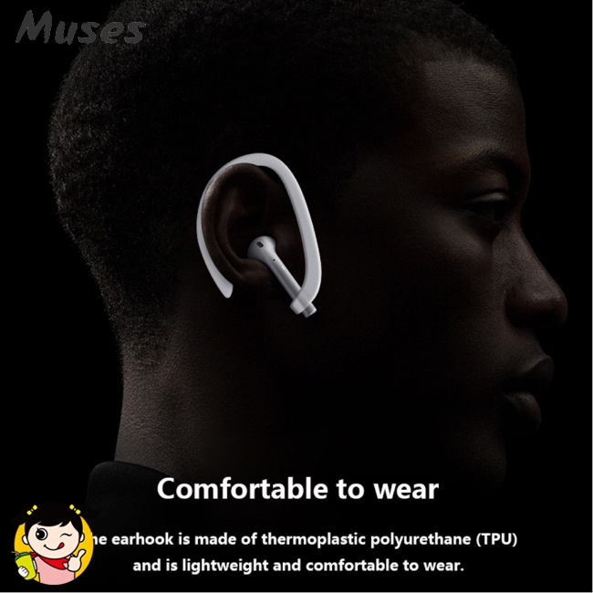 Muse07 Cặp móc tai nghe chống rớt dành cho Airpods