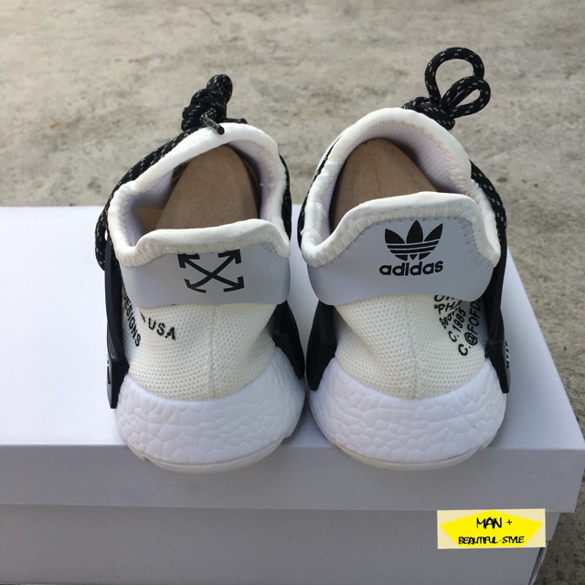 (FULL BOX) Giày thể thao sneaker NMD HUMAN RACE off white lubY