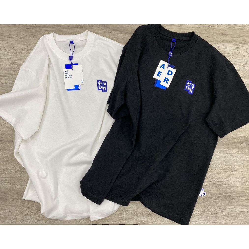 Áo Thun Ngắn Tay Thêu Chữ Và Hình Cáo Nhỏ Phong Cách Đường Phố Cho Nam Và Nữ