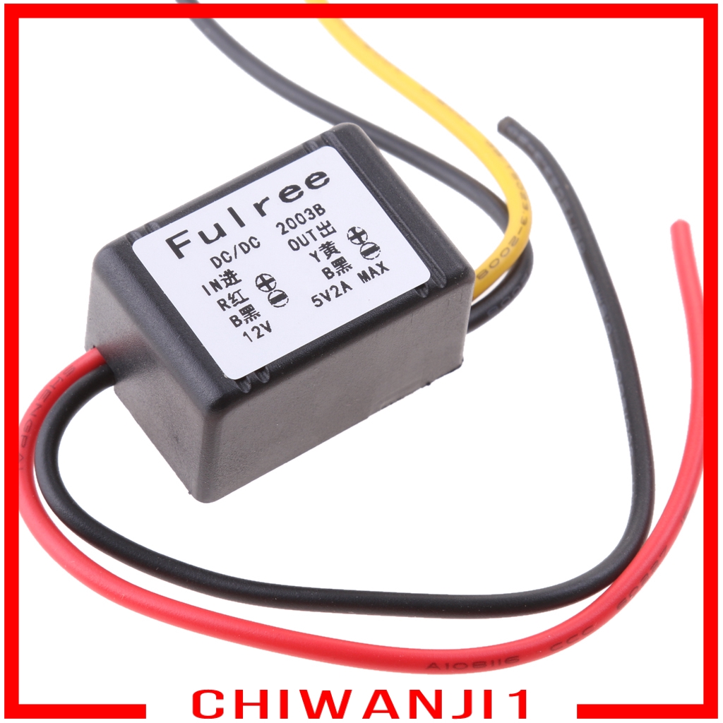 Bộ Chuyển Đổi Nguồn Dc-Dc 12v (8-20V) Sang 5v 2a Cho Xe Ô Tô Tiện Dụng