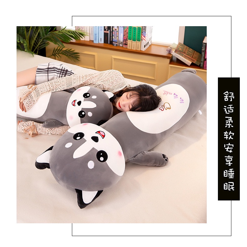 Thú Nhồi Bông Hình Chú Chó Husky Hoạt Hình
