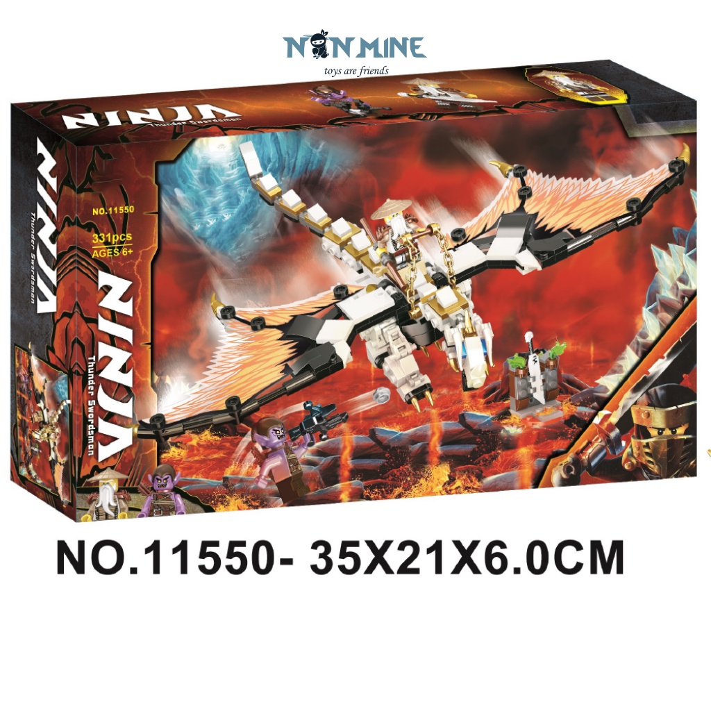 Bộ Đồ Chơi Lego Lắp Ráp Ninjago Minecraft Bela Lari 11550 Rồng Chiến Của Sư Phụ Wu 331 Chi Tiết Cho Trẻ Từ 6 Tuổi