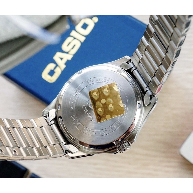 Đồng hồ nam dây kim loại Casio chính hãng Anh Khuê MTP-1384D-7AVDF