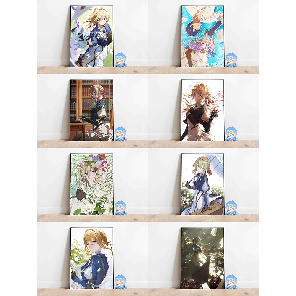TRANH POSTER A3 GIẤY CHẤT LƯỢNG CAO ANIME VIOLET EVERGARDEN (7) - 2D TỘC SHOP