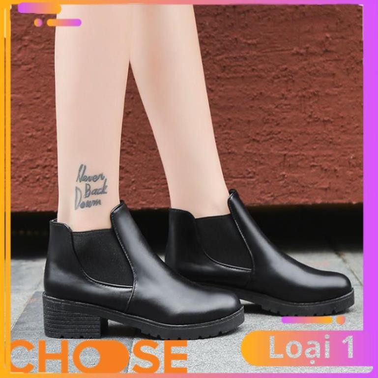 [Bản Mới Nhất] Giày Nữ GIÀY DA Choose NỮ THỜI TRANG BOOT BỐT NGẮN THỂ THAO GIÁ RẺ SINH VIÊN CÔNG SỞ G15K5