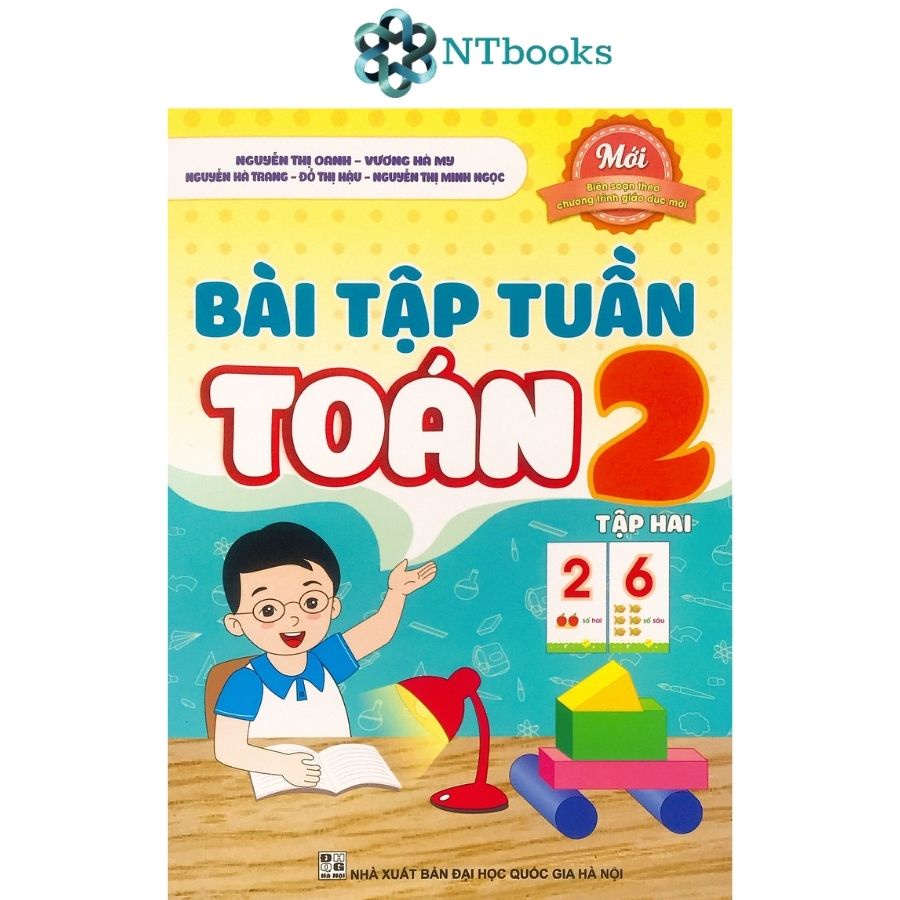 Sách Bài tập tuần Toán Lớp 2 tập 2 – Biên soạn theo chương trình giáo dục mới