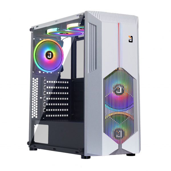 Vỏ case Jetek Beryl2 (WHITE)Tặng 2 Fan RGB