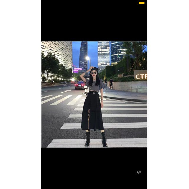 [Mã FAGREEN55 giảm tới 30K đơn 99K] Chân váy xẻ đùi phối quần short và đai hot | BigBuy360 - bigbuy360.vn