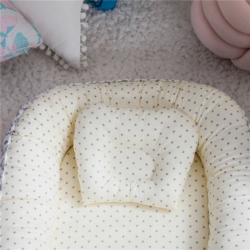 Gối bảo vệ đầu bằng cotton cho trẻ sơ sinh